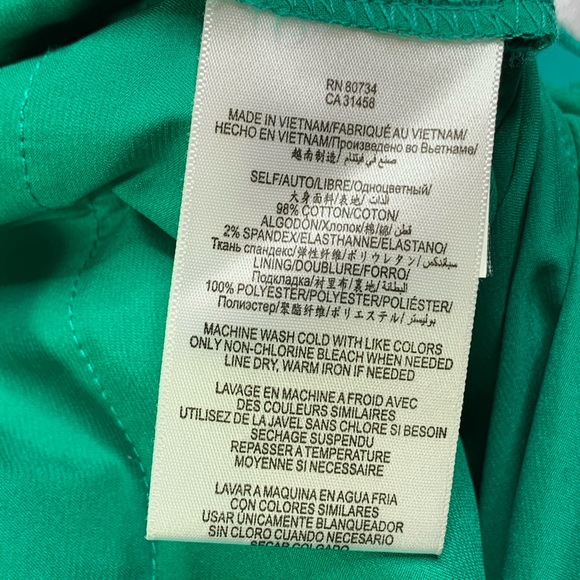 Max & Cleo Andrea Tiered Green Topaz Mini Dress - Picture 7 of 7